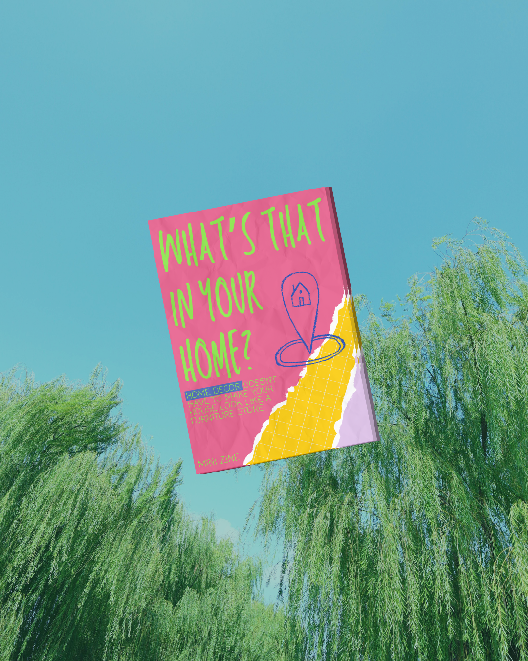 Mini zine about home decor