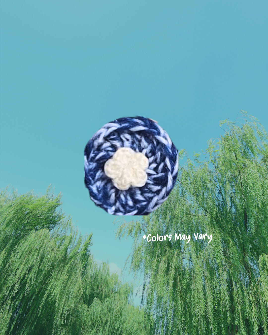 Crochet fridge magnet