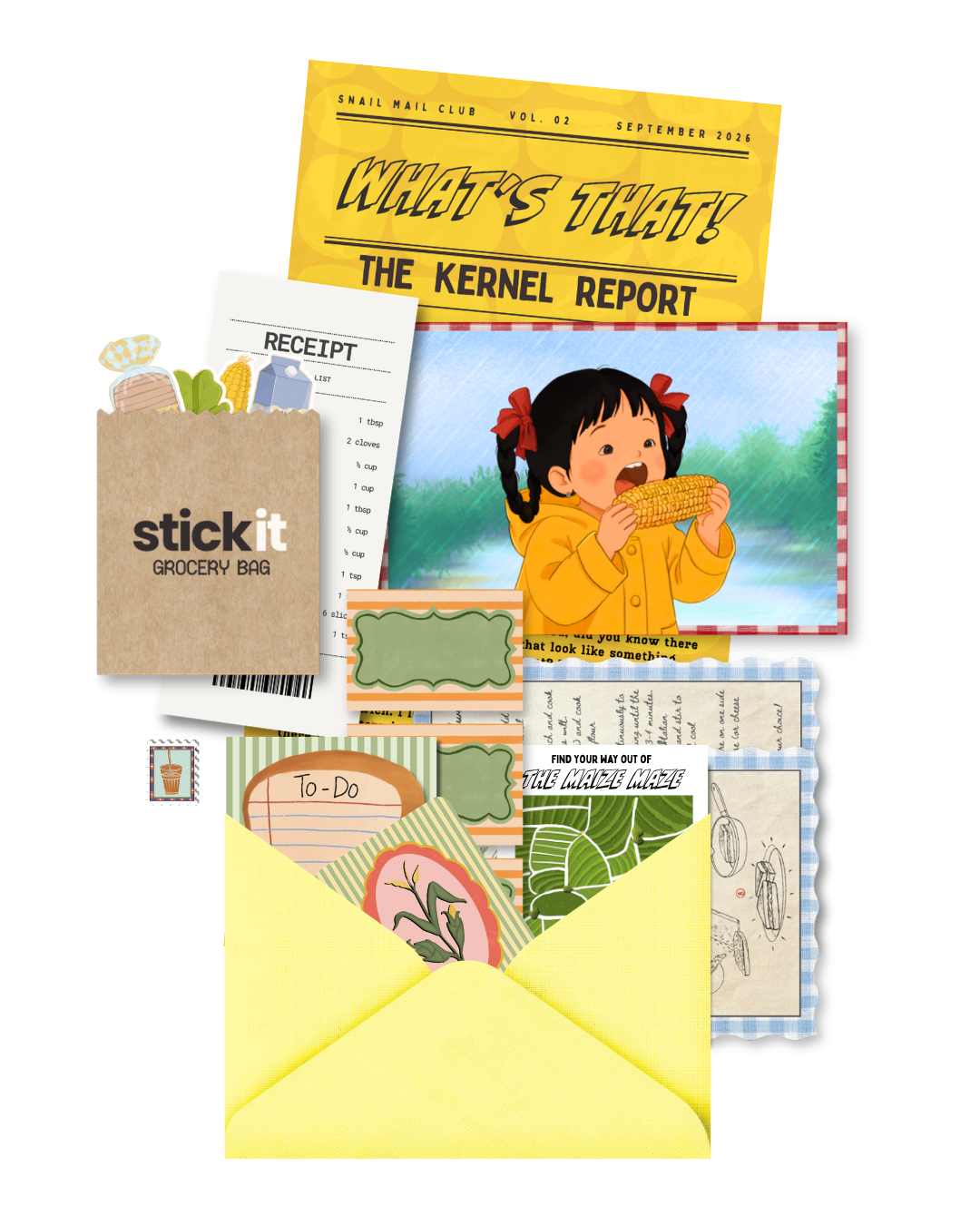 September Kernel Report Mail Club contents